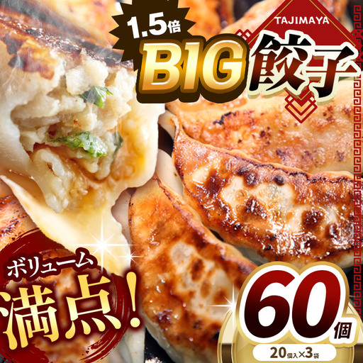 たじまや オリジナル ビッグ 餃子 60個