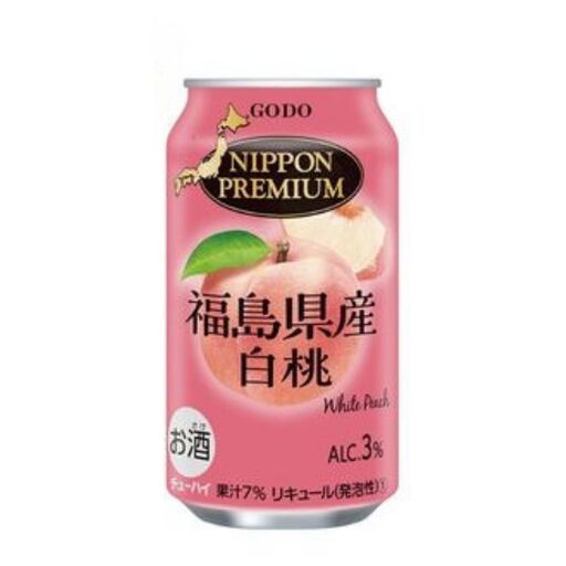 No.2644NIPPON　PREMIUM　福島県産白桃350ml / 24本入