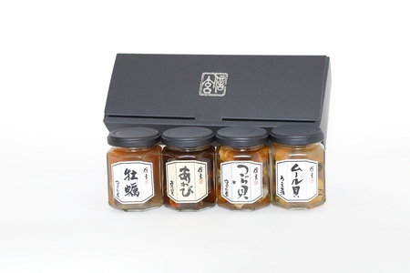 煮貝詰合せ[瓶4種]