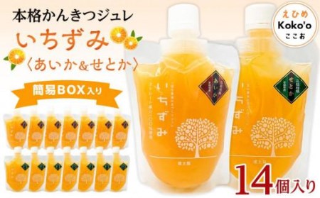 かんきつジュレ [いちずみ] バラエティセット (あいか & せとか 入り) 14個 | みかんゼリー みかんゼリー みかんゼリー みかんゼリー [KK0981]