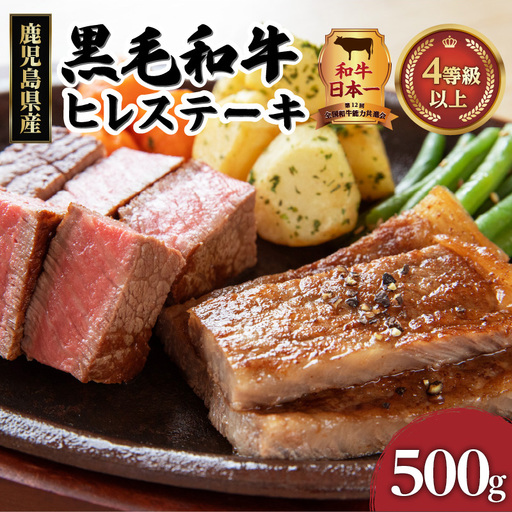 【岩元精肉店】鹿児島県産黒毛和牛A4等級 ヒレステーキ K045-012 肉 牛肉 冷凍