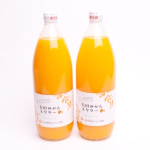 とろり　みかんネクター1000ml×2本【無添加100%ストレートジュース】【有田みかんジュース】【ikd097A】