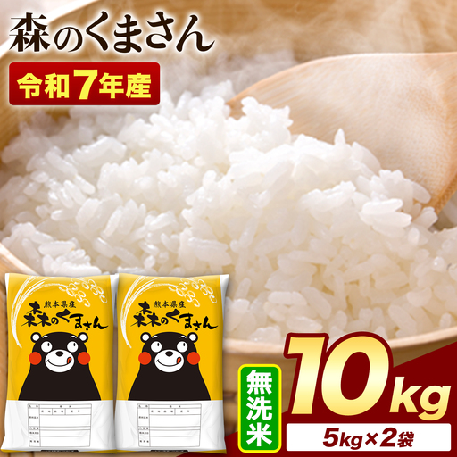 米 令和7年産 無洗米  森のくまさん 10kg 米《1-5日以内に出荷予定(土日祝を除く)》