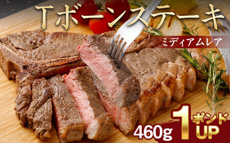 ＜ R8年熊本地震復興支援 ＞Tボーン ステーキ (1ポンド(460g)UP) 牛肉 牛 ミディアムレア