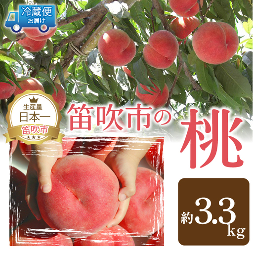 【2026年発送★先行予約】山梨の完熟桃3.3kg以上 111-019-26y