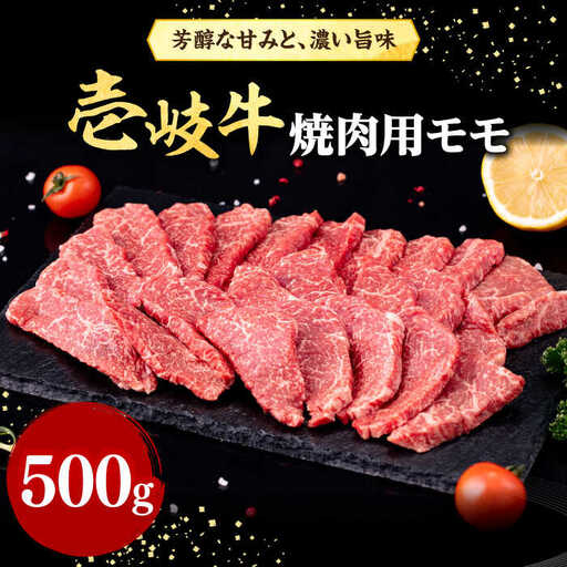 壱岐牛 焼肉用 モモ 500g[壱岐市][株式会社イチヤマ] 肉 牛肉 焼肉 もも BBQ [JFE057] 24000 24000円