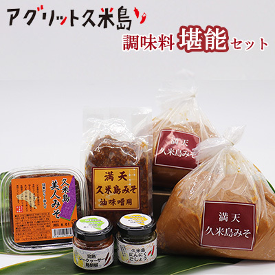 味噌[アグリット久米島]調味料堪能セット みそ