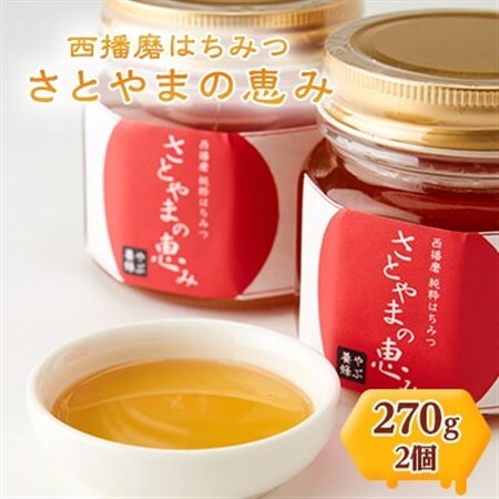 西播磨はちみつ　さとやまの恵み　270g×2本セット【1243929】