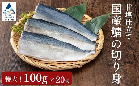 鯖の切り身(甘塩) 20切 鯖