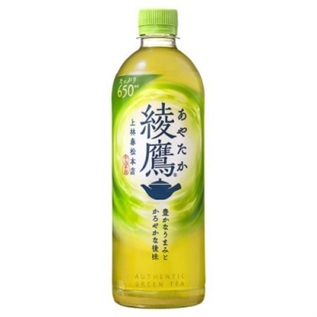 コカ・コーラ社の綾鷹　650mlPET×24本(1ケース)_飲料・ドリンク 飲料 茶 _【1378036】