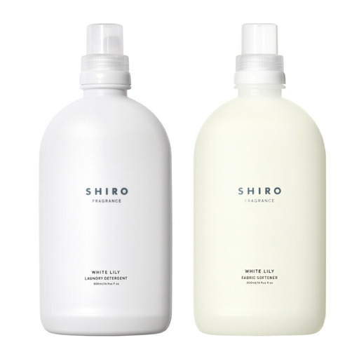 SHIRO　ホワイトリリー ランドリーリキッド+ファブリックソフナーセット