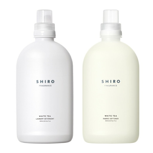 SHIRO　ホワイトティー ランドリーリキッド+ファブリックソフナーセット