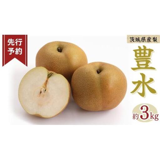 [ 先行予約 ]豊水 6〜12玉 (約3kg ) [ 2026年8月下旬発送開始]