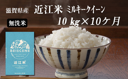 お米 ミルキークイーン 10kg 無洗米 10ヶ月 お米