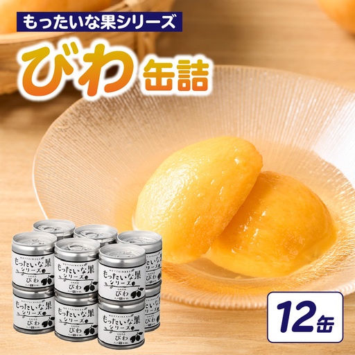 【訳あり】 もったいな果シリーズ びわ 缶詰 M2号缶×12缶 セット 国産 007-023
