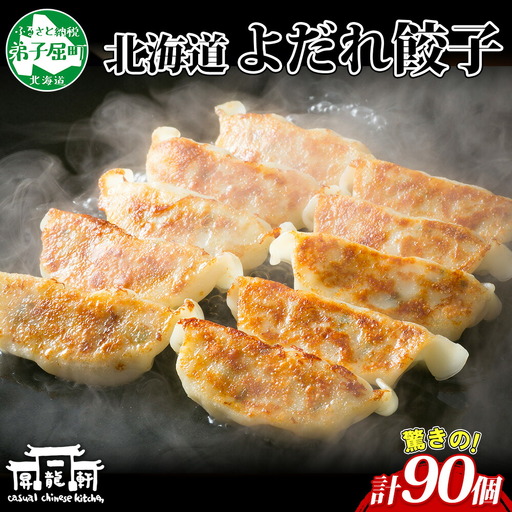 よだれ餃子 10個入 9パック 計90個 生 餃子 ぎょうざ ギョウザ ギョーザ 冷凍 中華 豚 肉 野菜 厚皮 焼き 惣菜 お取り寄せ 昇龍軒 送料無料 北海道 弟子屈町 30000円 1813