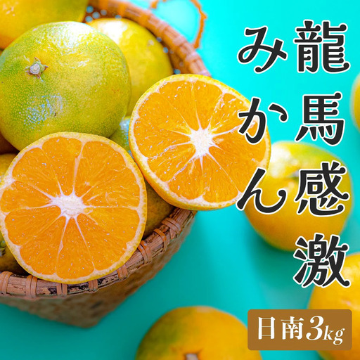 みかん 3kg 龍馬感激みかん(日南)極早生みかん 温州みかん ミカン 柑橘 フルーツ 果物 産地直送