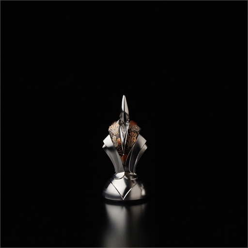 匠チェス(18-Pawn 黒1体)歩兵(Pawn かきつばた、菊)