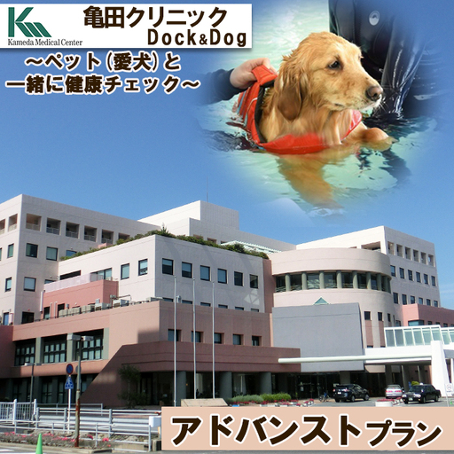 [亀田クリニック Dock&Dog]アドバンストプラン 1名様(平日限定1泊2食付) [0647-0001]