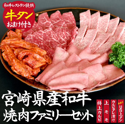 [おまけ付き]宮崎県産和牛焼肉ファミリーセット 焼肉 和牛 焼肉セット 国産焼肉セット 牛肉 牛肉セット和牛セット