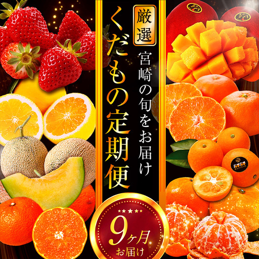 フルーツ 定期便 フルーツ [青果店厳選 くだもの 果物 Vol.3 全9回]