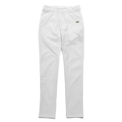 再生ポリエステル使用 サステナブル・ゴルフウェア・ブランド VIRI-DARI (ヴィリダリ) GOLFのパンツ 吸水・速乾・UVケア レディースM(ホワイト)