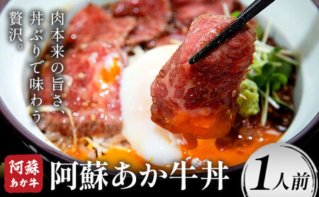 あか牛 阿蘇あか牛丼セット 1人前 株式会社LARKS《30日以内に出荷予定(土日祝除く)》肉 牛肉 あか牛 丼 ローストビーフ 冷凍 贈り物 送料無料