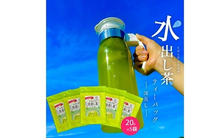水出し専用 深蒸し茶 ティーバッグ(5g×20p)5袋 [ ティーバッグ ]