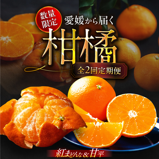 紅まどんな【全2回定期便】紅まどんな＆甘平 約3kgずつ[AGAO013]