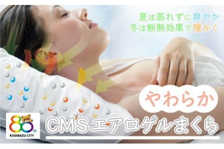 [調湿成分100%]CMSエアロゲルまくら80th