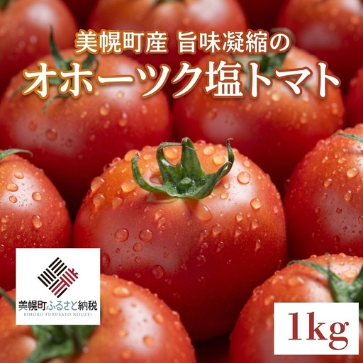 [先行予約]美幌町産・旨味凝縮のオホーツク塩トマト 約1kg(2026年7月下旬より順次発送) AF006 | トマト