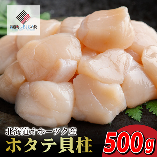 北海道 オホーツク産 冷凍ホタテ 貝柱 特大 ホタテ500g