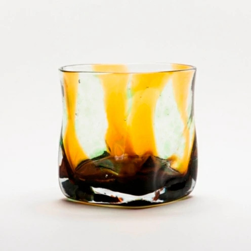 【RYUKYU GLASS WORKS 海風】ロックグラス（ガジュマル）