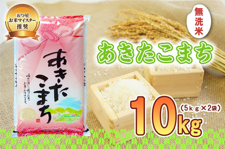あきたこまち 無洗米 10kg 5kg×2袋 令和7年産 盛岡市産 岩手 米 お米 白米 ブランド米 いわて米 秋田こまち 精米 白米 米 お米 こめ コメ ライス ご飯 ごはん 美味しい 贈り物 国産 岩手県 盛岡市 産地直送 盛岡 佐々木米穀店