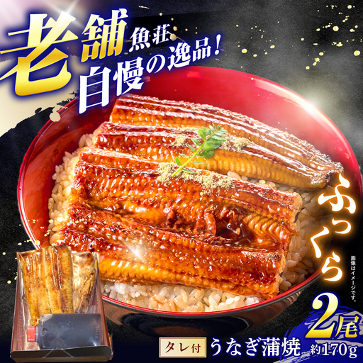 魚荘のうなぎ蒲焼き(2尾入り) / うなぎ ウナギ 鰻 蒲焼き 蒲焼 国産 冷凍 小分け うな重 うな丼 ひつまぶし / 諫早市 / 有限会社魚荘 [AHCK002]