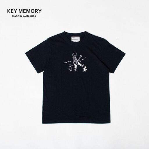 《2》メンズL　ミュージックTシャツ　NAVY
