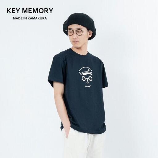 《2》【KEYMEMORY鎌倉】セーラー帽イラストTシャツ NAVY