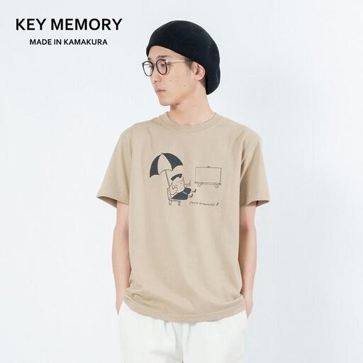 《2》【KEYMEMORY鎌倉】GrenouilleイラストTシャツ BEIGE