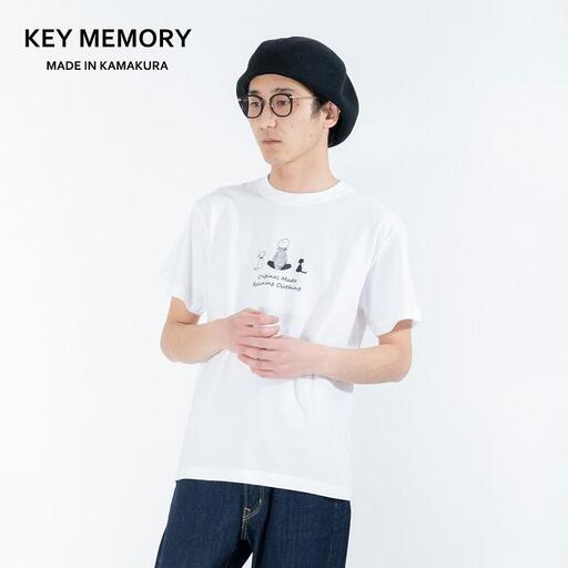 《3》【KEYMEMORY鎌倉】TIMEイラストTシャツWHITE