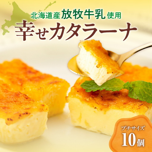 北海道産の放牧牛乳がおいしさの秘密!幸せカタラーナ(10個) | スイーツ カタラーナ アイス プリン 北海道 札幌市