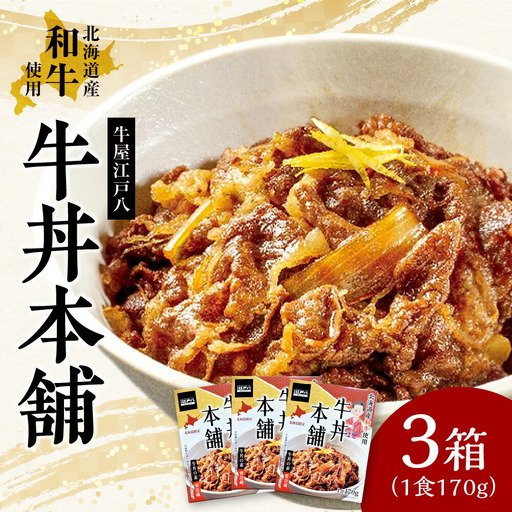 牛丼本舗（170g×3箱）