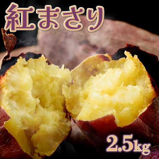 【先行予約】数量限定 掘りたて！あま?い 新さつまいも 紅まさり 2.5kg 芋 さつま芋 野菜 サツマイモ 焼き芋 甘い スイートポテト 旬 やさい 家庭用