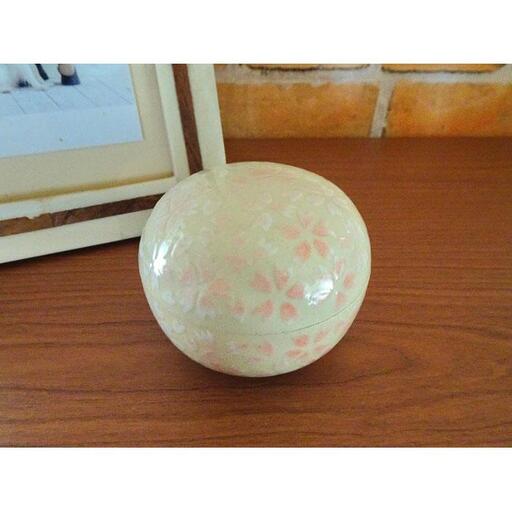 伝統工芸 信楽焼の手元供養 分骨用ミニ骨壺 桜 (171463-40037597-01)