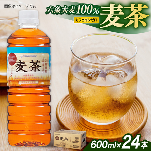 麦茶 600ml 24本 お茶 麦茶 ペットボトル [ARM005]