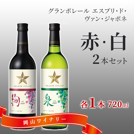 ワイン セット グランポレール 絢 泉 赤白 ワイン セット [720ml各1本2本]