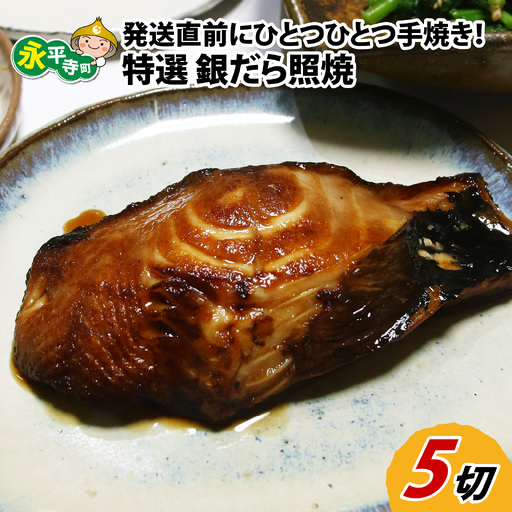 銀鱈 照焼 5切 おかず 銀だら　B-044002