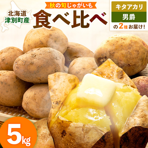 [先行予約]秋の旬 じゃがいも2種食べ比べ 5kg ピンクの八百屋〜ナツやさい〜 | 北海道津別町