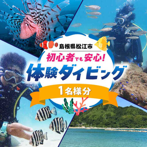 ダイビング 松江で海中散歩♪初心者でも安心の体験ダイビングプラン 島根県松江市/合同会社LOCOBLUE[ALFE001] ダイビング ダイビング