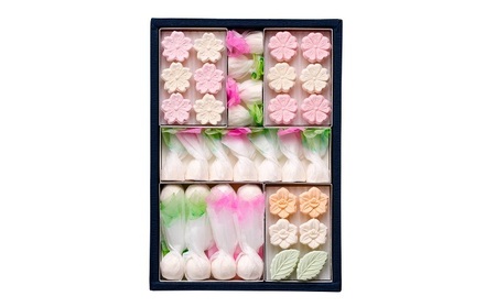 三谷製糖羽根さぬき本舗の和三盆(四季の華) お菓子 和菓子 和スイーツ 高級菓子原料 和三盆糖 四季折々 お花 干菓子 お茶うけ きれい