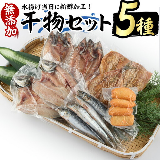 浜のかあちゃん 干物5種セット[浜のかあちゃん]hama-7068